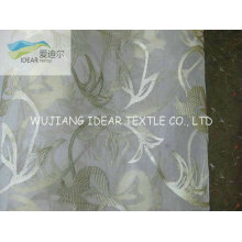 Flocked Polyester Organza Fabric For Decoration Fabric